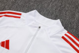2025-26 Mens Bayern Munich White Half-pull Training Suit