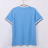 2013-14Mens Retro Manchester City blue home soccer Jersey