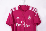 2014-15Mens Retro Real Madrid Rose Red away Jersey