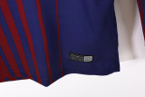 2017-18 Mens Barcelona Home Retro Long Sleeve Soccer Jersey