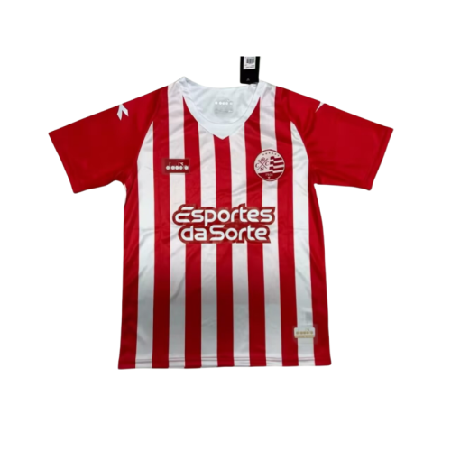 2025-26 Mens Clube Nautico home  red soccer jersey