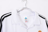 2002-03 Retro Real Madrid white home long sleeve Jersey