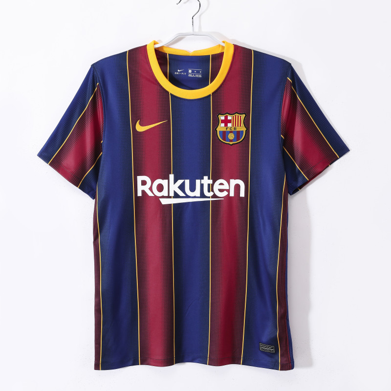 2020-21  Mens Barcelona  Home Retro Soccer Jersey