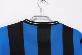 2009-10 Mens Inter Milan Retro home Long sleeve  Jersey
