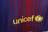 2017-18 Mens Barcelona Home Retro Long Sleeve Soccer Jersey