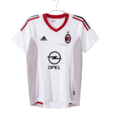 2002-03 Mens AC Milan Retro  Away soccer Jersey
