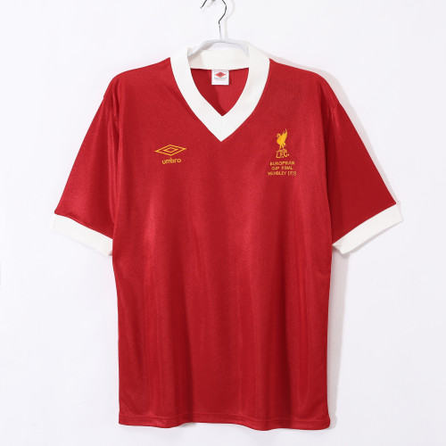 1978-79 Mens LIV red  Retro Home soccer  Jersey