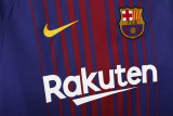 2017-18 Mens Barcelona Home Retro Long Sleeve Soccer Jersey