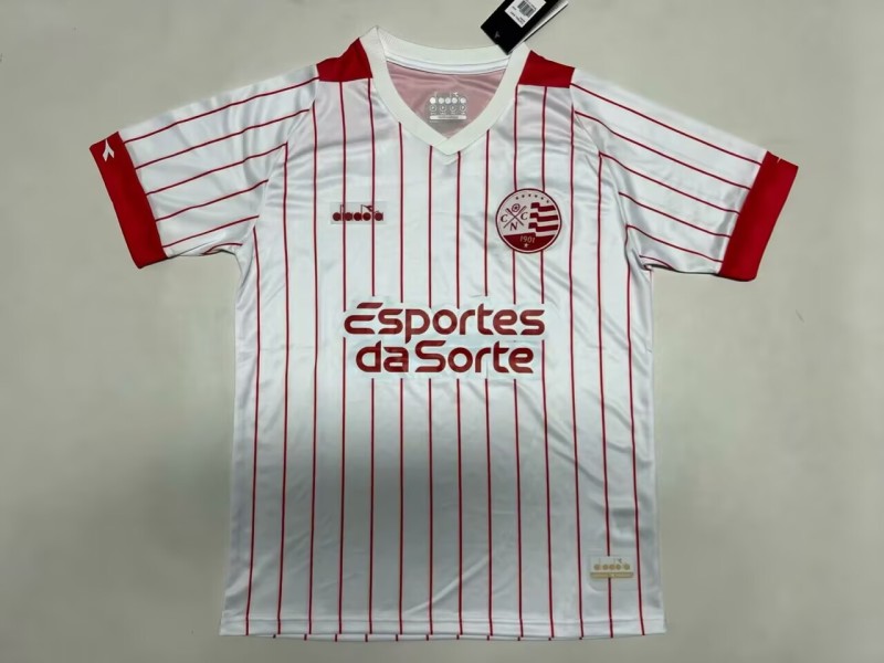 2025-26 Mens Clube Nautico away white soccer jersey