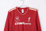 1986-87 Mens Retro Liverpool red home Long Sleeve Jersey