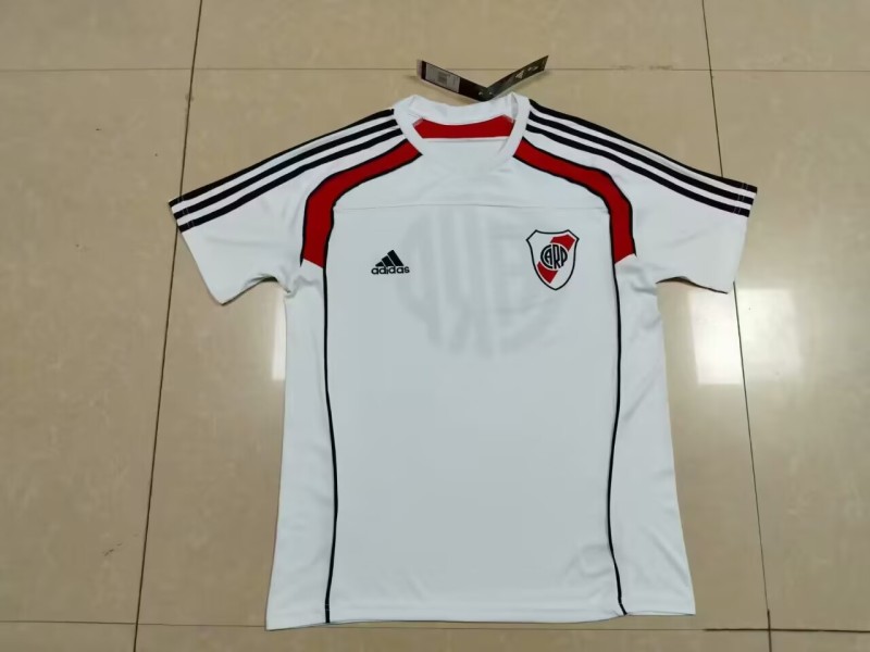 2025-26  Mens River white Training clothes Soccer Jersey
