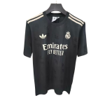 2025-26 Mens Real Madrid  black  threeleaf Special Edition soccer jersey