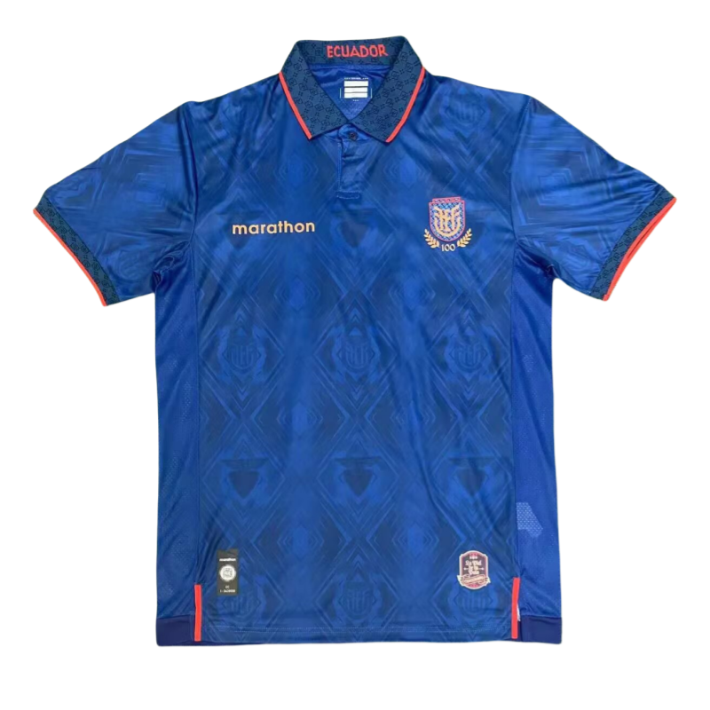 2025-26 Mens Ecuador 100th anniversary commemoration home Soccer Jersey