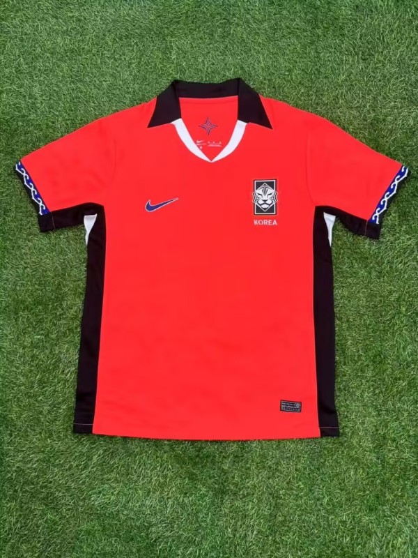 2025-26 Mens Korea red Training Shirts jersey