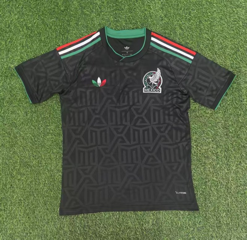 2025-26Mens Mexico Away black Fans Soccer Jersey