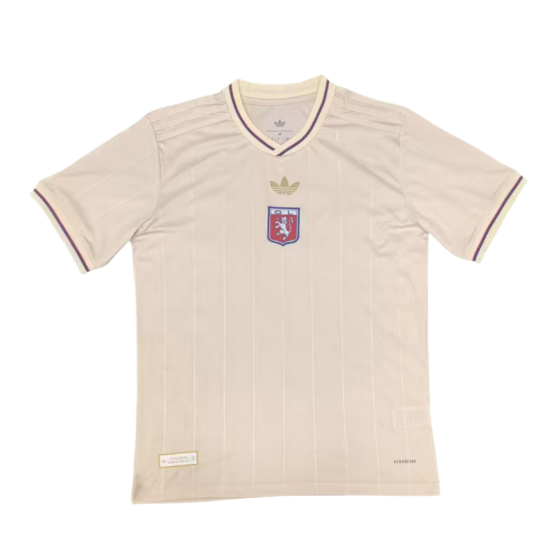 2025-26 Mens Lyon Anniversary Edition Soccer Jersey Fans Version