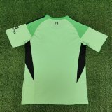 2025-26 Mens Liverpool green soccer Jersey