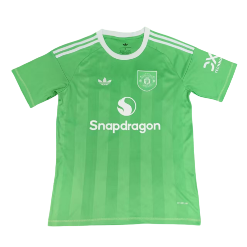 2025-26  Mens Manchester United  goalkeeper green Soccer Jersey