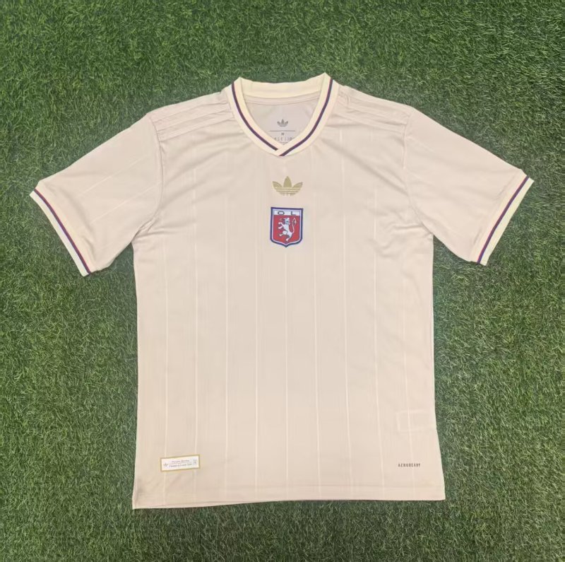 2025-26 Mens Lyon Anniversary Edition Soccer Jersey Fans Version