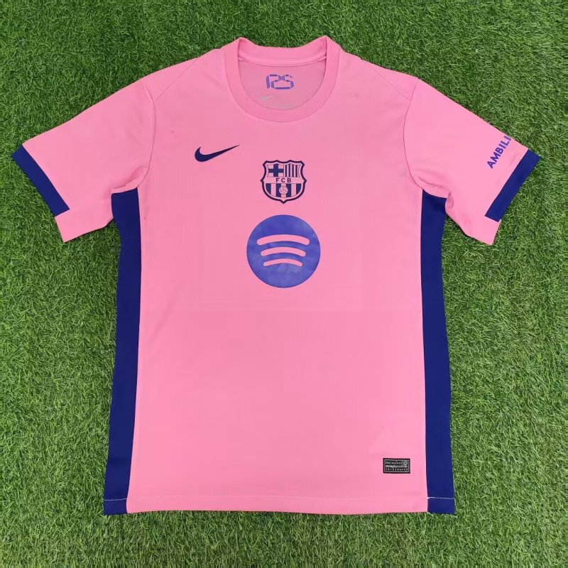 2025-26 Mens Barcelona Special edition pink soccer Jersey