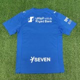 2025-26 Mens  Riyadh Crescent home blue soccer jersey