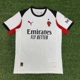 2025-26 Mens AC Milan white  Third Away Jersey