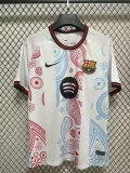 2025-26 Mens Barcelona white Special Edition  soccer Jersey