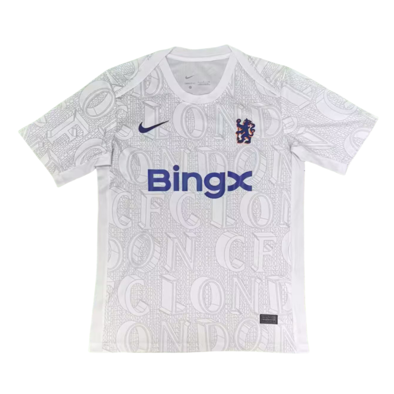 2025-26 Mens Chelsea  white Pre match training uniform