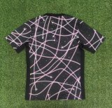 2025-26 Mens PSG black Pre match training uniform Jersey
