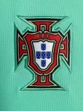 2016 Mens Portugal  Retro  green  Away soccer  Jersey