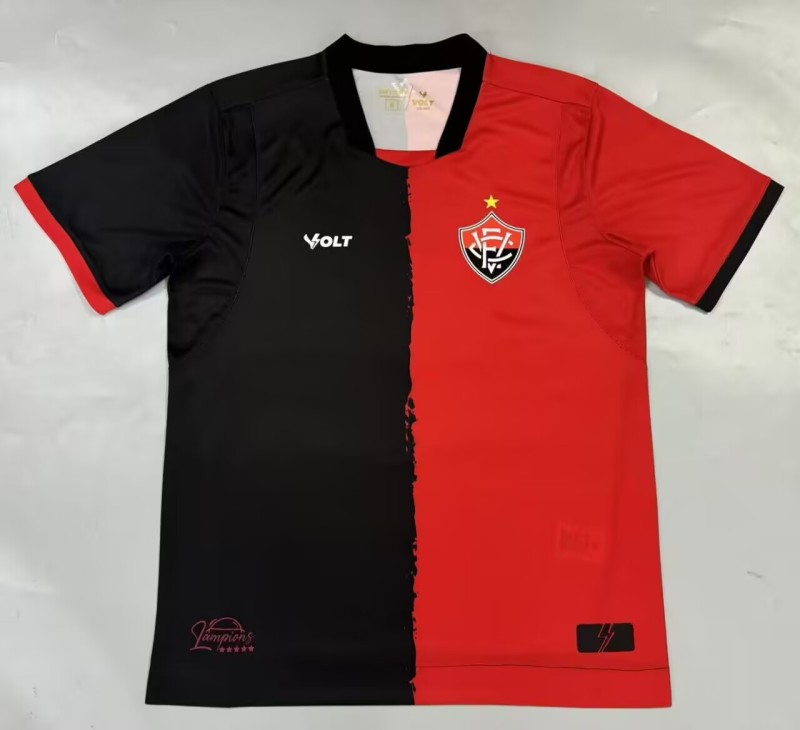 2025-26 Mens Victoria red-black Special Edition soccer jersey