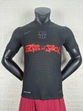 2024-25 Mens Barcelona New Advertising  away Player version soccer jersey