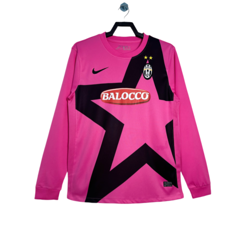 2011-12 Mens Juventus away Retro Rose Red Long sleeve Jersey