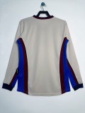 1998-99 Mens Barcelona Retro away Long sleeve soccer soccer  Jersey