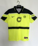 1996-97 Retro Mens Borussia Dortmund yellow Home soccer Jersey