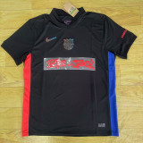 2024-25 Mens Barcelona New Advertising Away Fans Soccer Jersey
