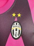 2011-12 Mens Juventus away Retro Rose Red Long sleeve Jersey