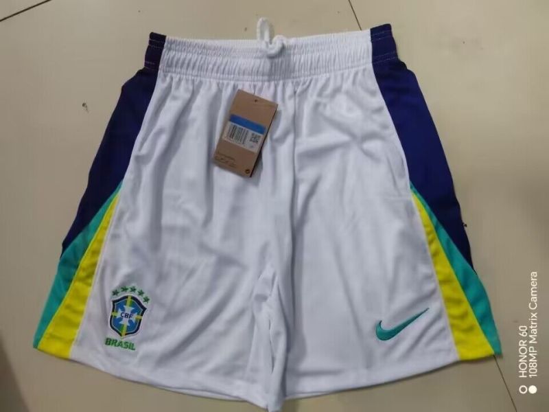 2024-25 Mens Brazil white away  Shorts