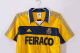 1990-00 Mens  retro Deportivo La Coruna golden  third away Jersey