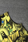 2025-26 Mens Brazil yellow  vest  Short Training Suit