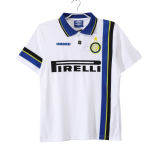 1997-98 Mens Inter Milan white Retro Away soccer Jersey
