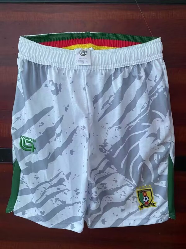 2025-26Mens Cameroon OLYMPIC TEAM white Shorts