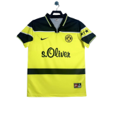 1997-98 Retro Mens Borussia Dortmund yellow Home  soccer Jersey