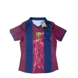 Mens Barcelona Retro  Player version soccer jersey