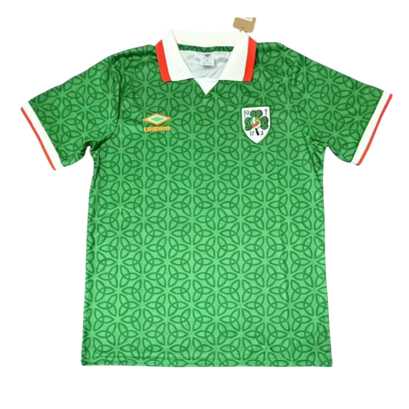 2025-26Mens  Ireland green POLO Fans Soccer Jersey