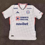 2025-26 Mens Cruz Azul white away soccer Jersey