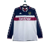 1997-98 Player version Mens Manchester City  away Jersey Long sleeve