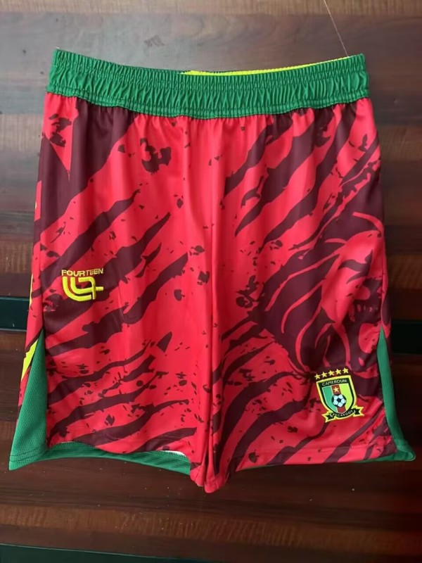 2025-26Mens Cameroon OLYMPIC TEAM red Shorts