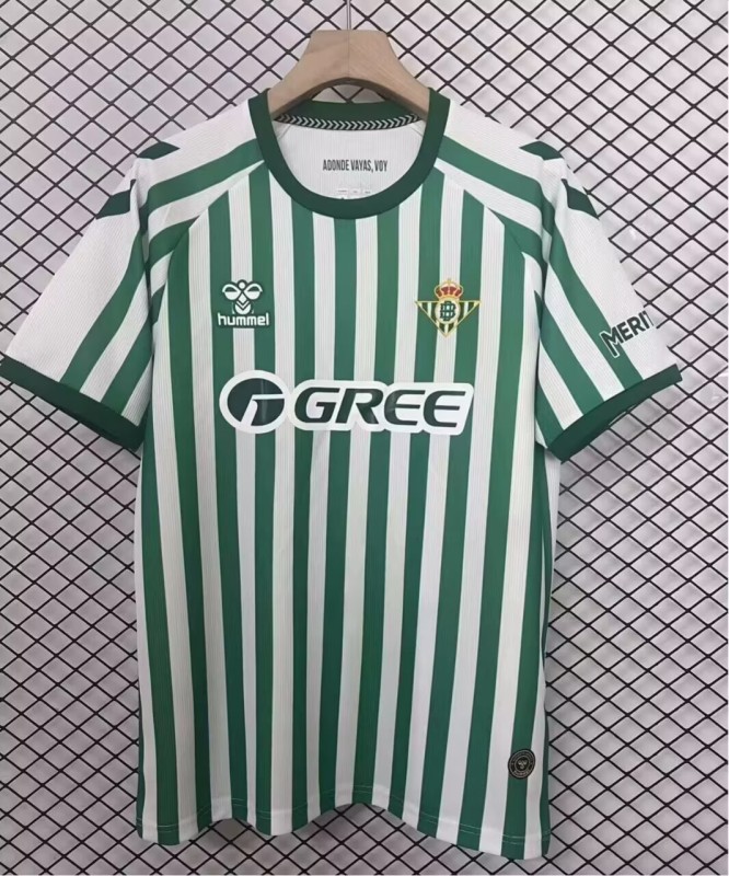 2025-26  Mens Real Betis Final version  Soccer Jersey