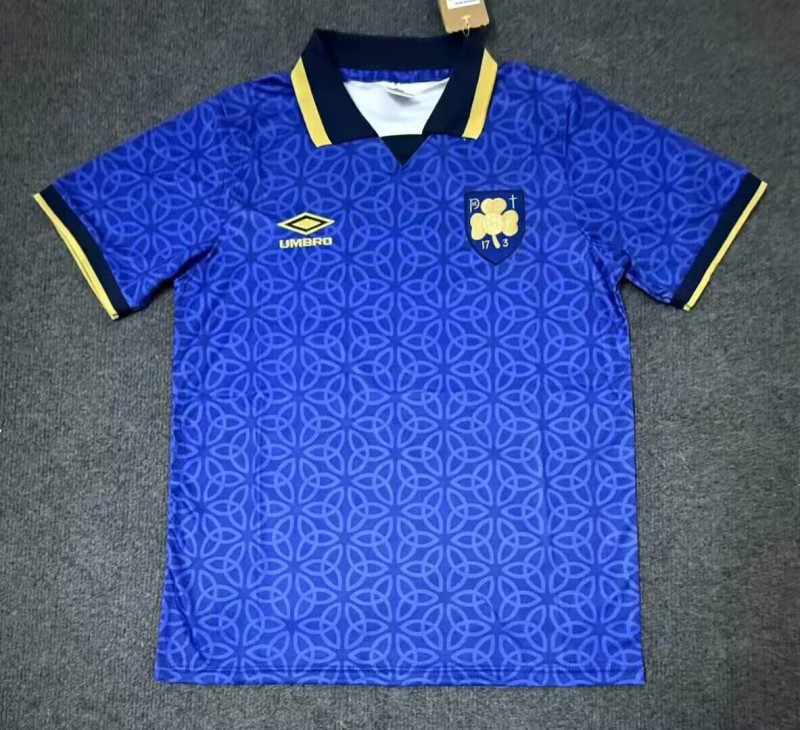 2025-26Mens  Ireland blue POLO  Fans Soccer Jersey